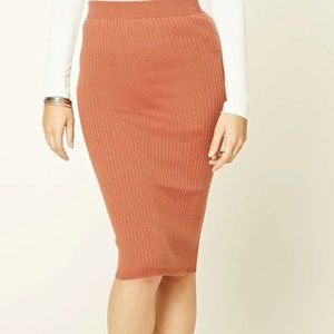 Forever 21 knit skirt medium